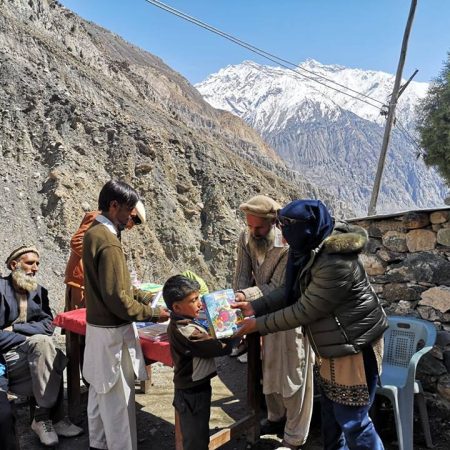 Ayub Khan visits Shadri school in 2019 Juniper Trust (3)