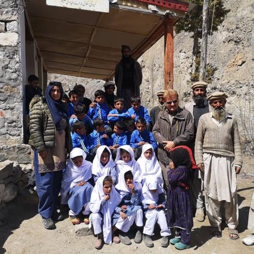 Ayub Khan visits Shadri school in 2019 Juniper Trust (5)